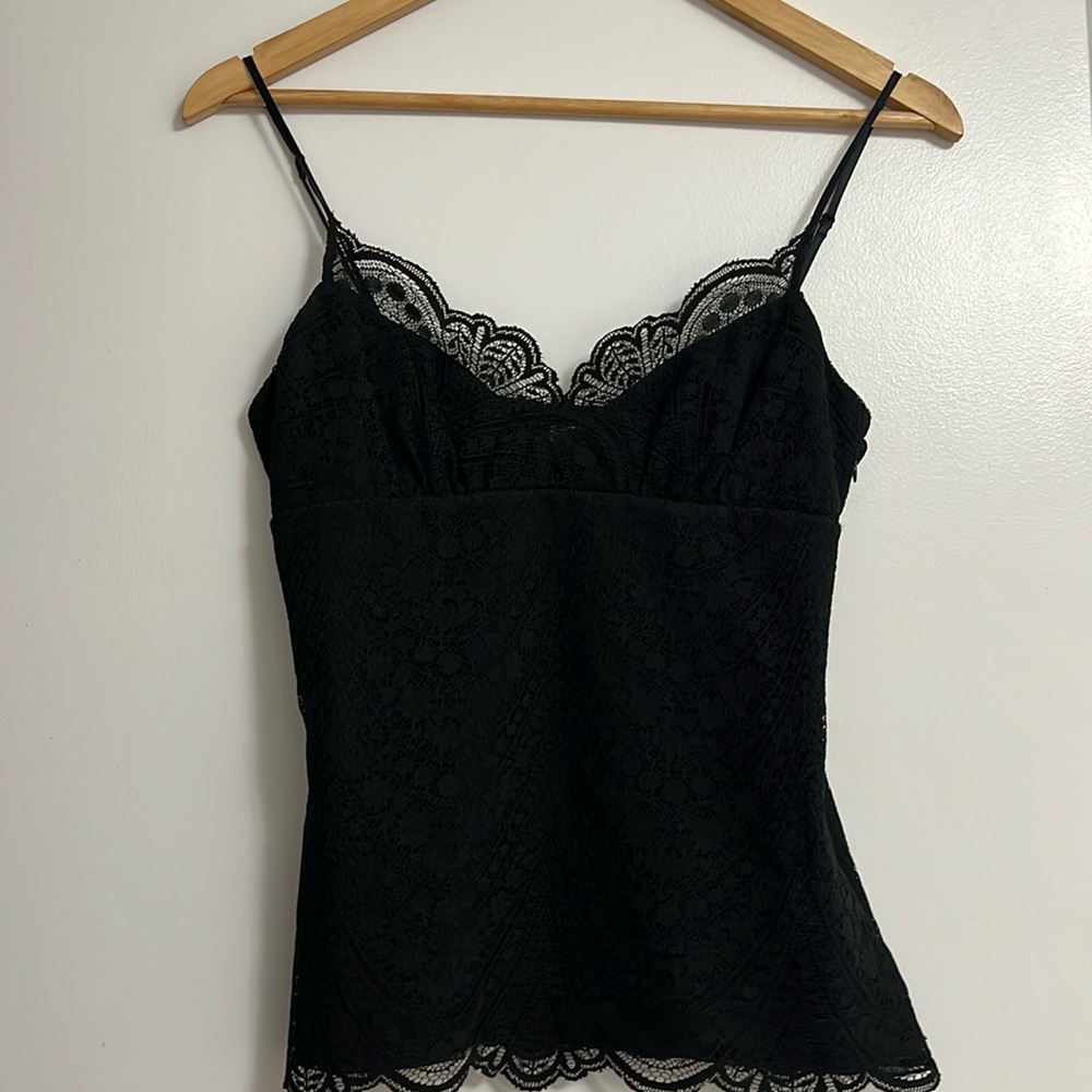 NWT Herve Leger Paris- Lace Woven Top- Small